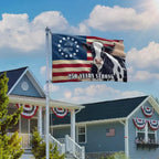USA 250 Dairy Cow American Flag