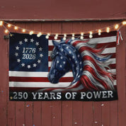 250 Years of Power Horse Flag