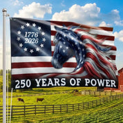 250 Years of Power Horse Flag