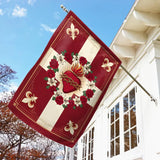 Sacred Heart Garden Flag Catholic Christian Yard Decor