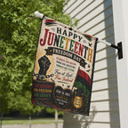 Juneteenth Freedom Day Garden Flag