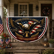 America 250 Celebration Eagle House Flag