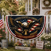 America 250 Celebration Eagle House Flag