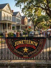 Juneteenth Freedom Banner, Black History Flag