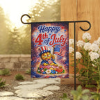 Garfield 4th of July Garden Flag