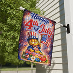 Garfield 4th of July Garden Flag