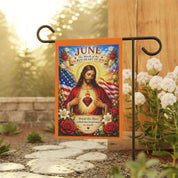 Sacred Heart of Jesus Garden Flag Religious Yard Decor