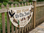 USA 250 We The Peopole Fence Semicircle  Flag