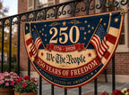USA 250 Patriotic Bunting Flag