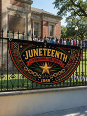Juneteenth Freedom Banner, Black History Flag