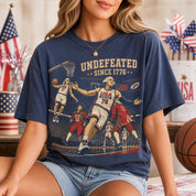 Undefeated America Shirt, Funny Patriotic July 4th Tee