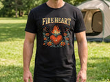 Fireheart Sacred Heart Boho Shirt