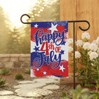 Happy 4th of July Garden Flag