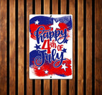 Happy 4th of July Garden Flag