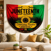 Juneteenth 1865 Freedom Hope Bunting Flag