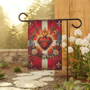 Jesus Sacred Heart Garden Flag Catholic Faith Decor