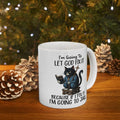 Funny Cat Mug Let God Fix It Christian Coffee Cup