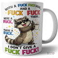Funny Raccoon Mug Humorous Coffee Cup Gift