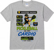 Pickleball Is My Cardio Funny Retro Gamer Men's T Shirt