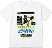 Pickleball Is My Cardio Funny Retro Gamer Men's T Shirt
