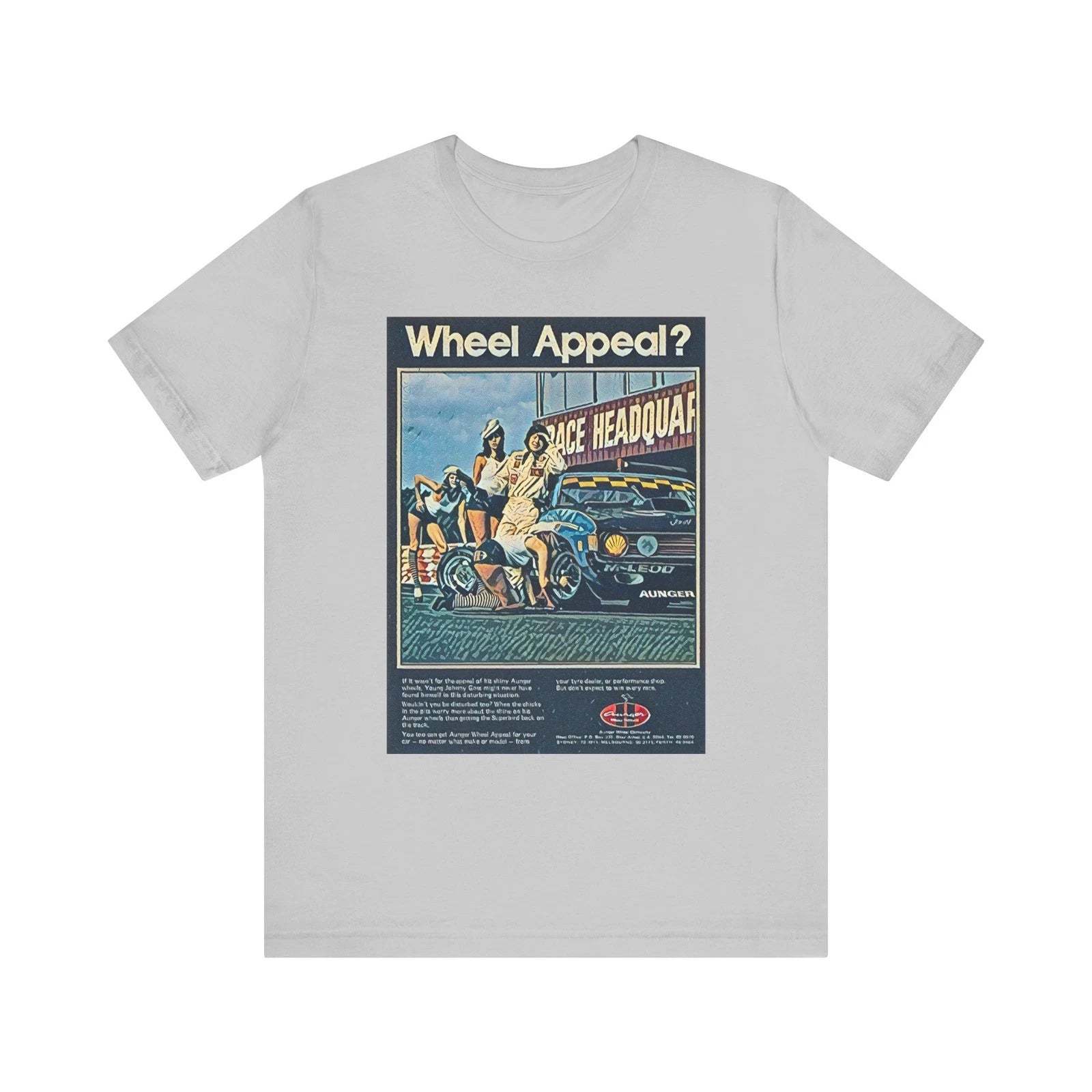 Wheel Appeal Retro Car Art Short Sleeve Tee Shirt