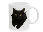 Funny Black Cat 3D Illusion Coffee Mug