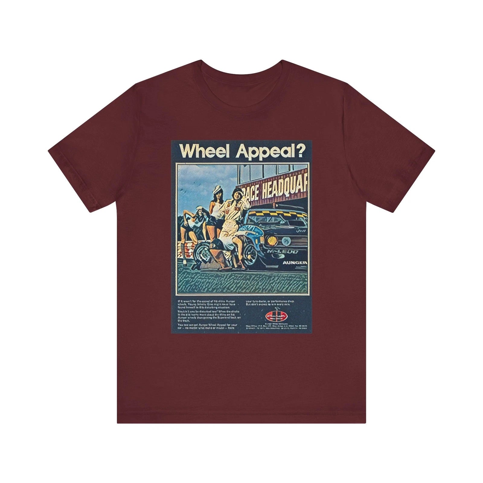 Wheel Appeal Retro Car Art Short Sleeve Tee Shirt