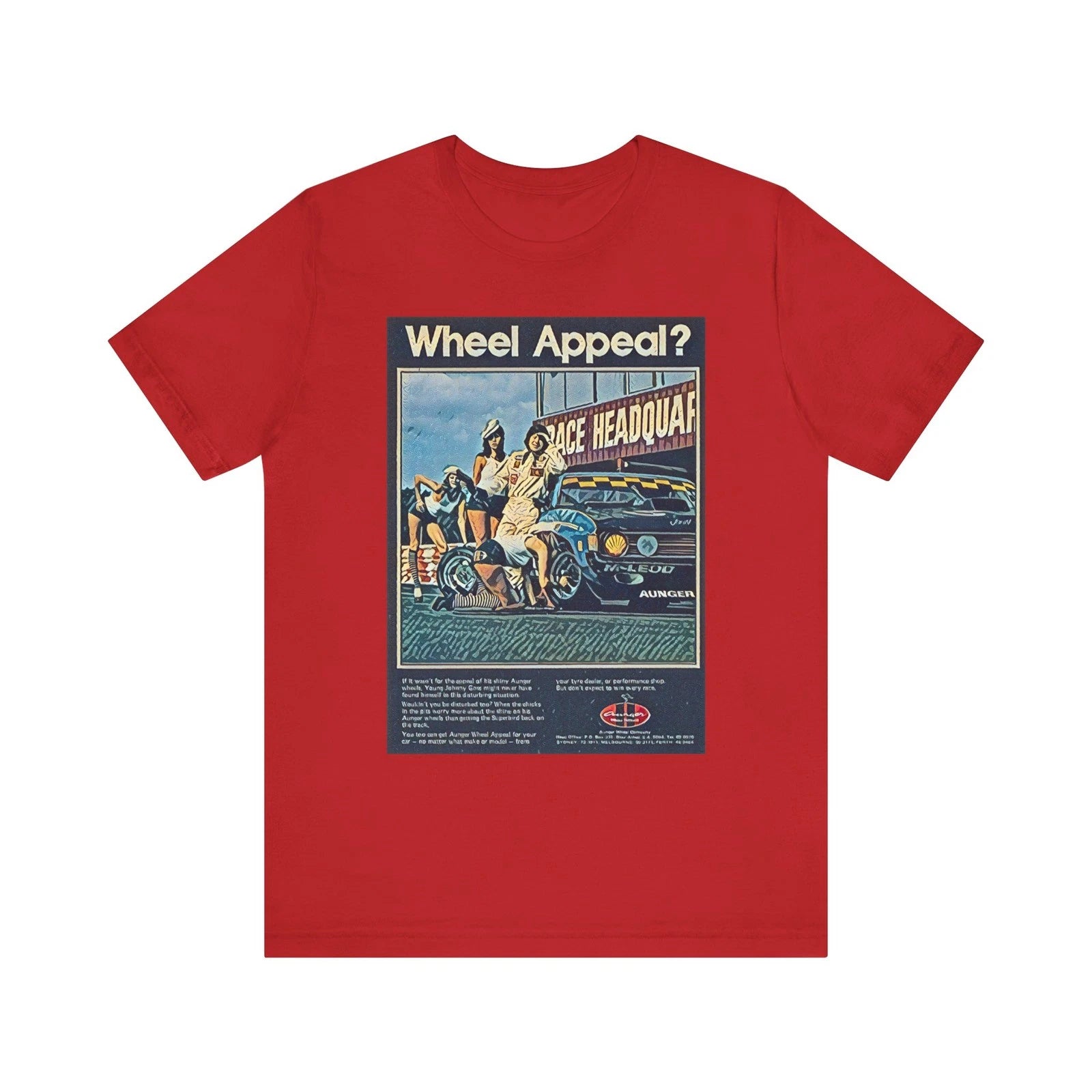 Wheel Appeal Retro Car Art Short Sleeve Tee Shirt