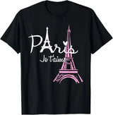 I Love Paris Eiffel Tower France French Souvenir T-Shirt