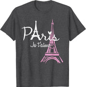 I Love Paris Eiffel Tower France French Souvenir T-Shirt