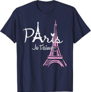 I Love Paris Eiffel Tower France French Souvenir T-Shirt
