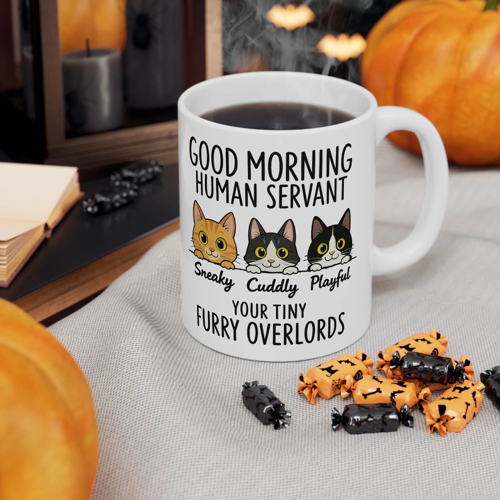 Funny Cat Mug Cute Kitten Coffee Cup Gift