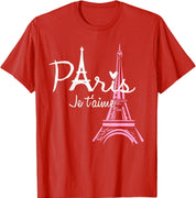 I Love Paris Eiffel Tower France French Souvenir T-Shirt