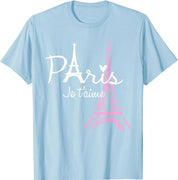 I Love Paris Eiffel Tower France French Souvenir T-Shirt