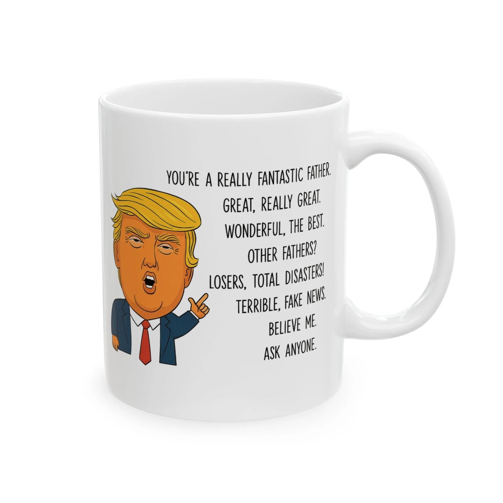 Funny Trump Dad Mug Novelty Coffee Cup