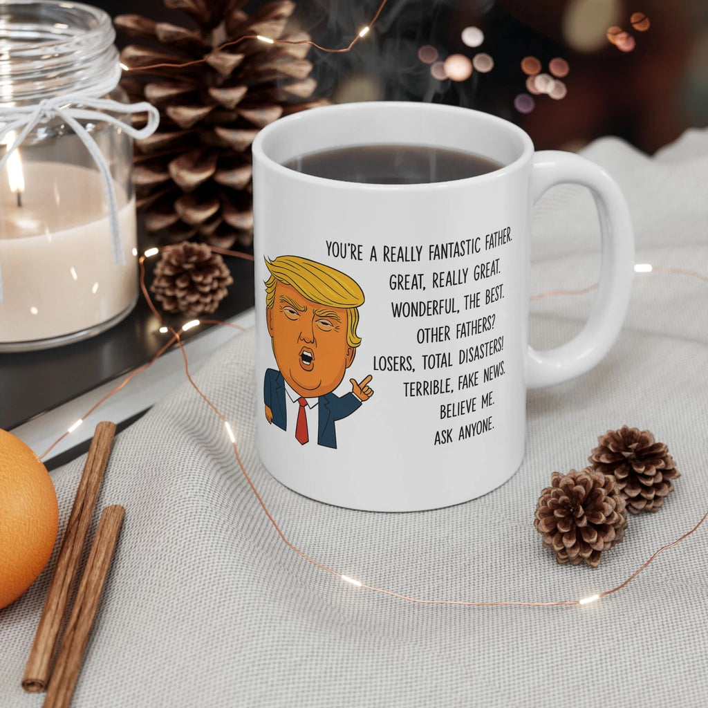 Funny Trump Dad Mug Novelty Coffee Cup