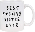Best Sister Ever Mug Funny Gift Cup