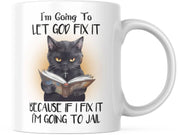 Funny Cat Christian Mug Novelty Gift