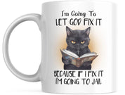 Funny Cat Christian Mug Novelty Gift